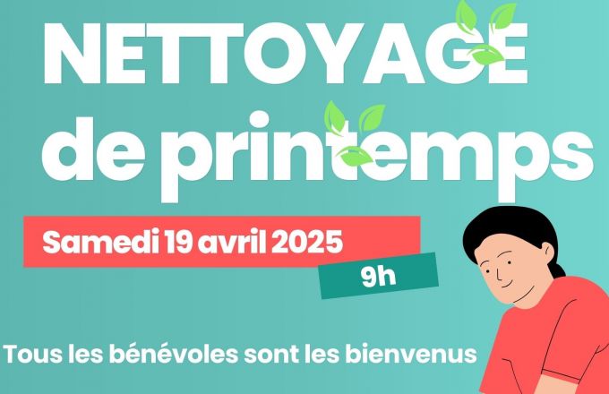 Nettoyage de printemps