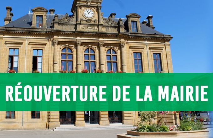 Réouverture de la mairie au public